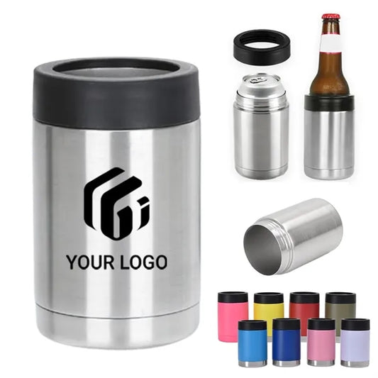 12oz Double Wall Stainless Steel Bottle Cooler Can Sleeve