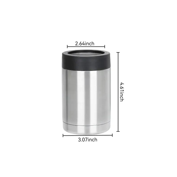 12oz Double Wall Stainless Steel Bottle Cooler Can Sleeve