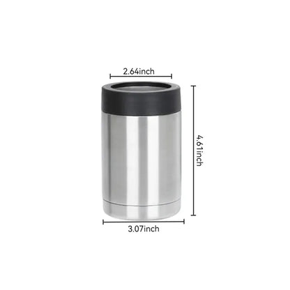 12oz Double Wall Stainless Steel Bottle Cooler Can Sleeve