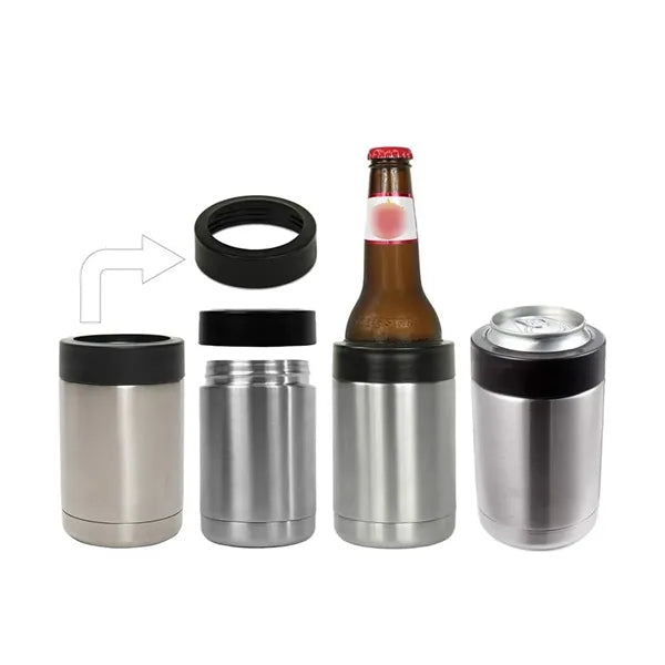 12oz Double Wall Stainless Steel Bottle Cooler Can Sleeve