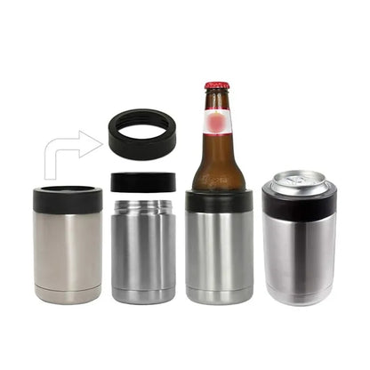 12oz Double Wall Stainless Steel Bottle Cooler Can Sleeve