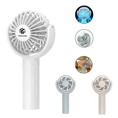 Mini portable rechargeable travel powerful handheld fan