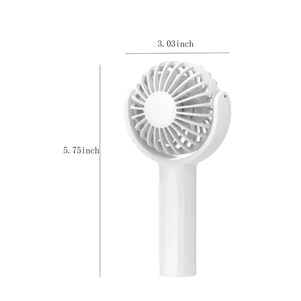 Mini portable rechargeable travel powerful handheld fan