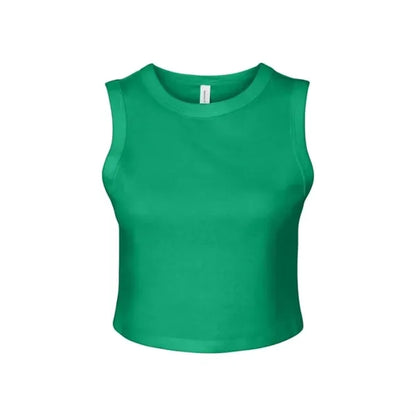 Bella + Canvas Ladies' Micro Rib Muscle Crop Tank