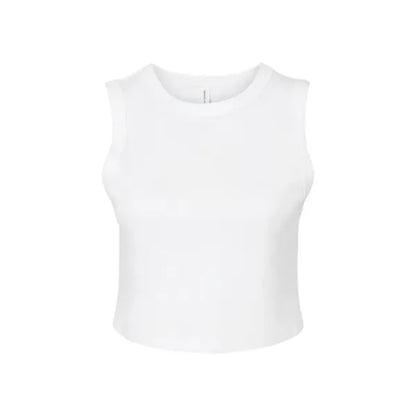 Bella + Canvas Ladies' Micro Rib Muscle Crop Tank