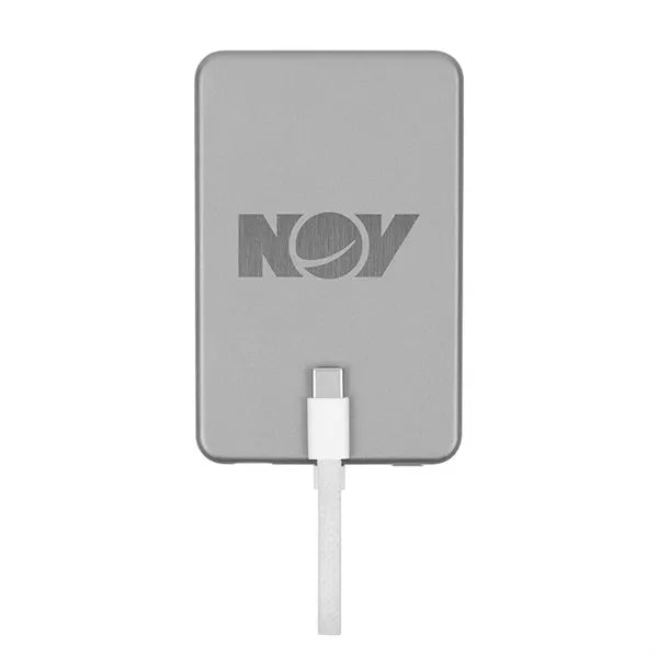 Ultra Thin Metal Magnetic Power Bank 3000mAh