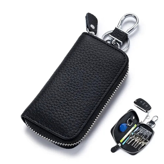 Leather Car Keychain
