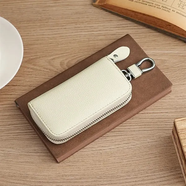 Leather Car Keychain