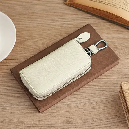 Leather Car Keychain