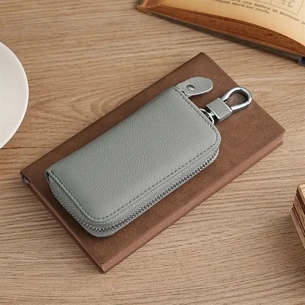 Leather Car Keychain