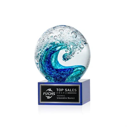 Surfside Award on Hancock Base - Blue