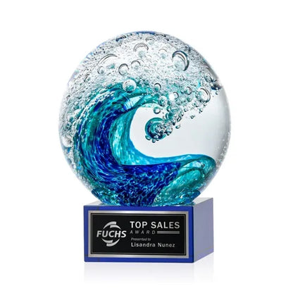 Surfside Award on Hancock Base - Blue