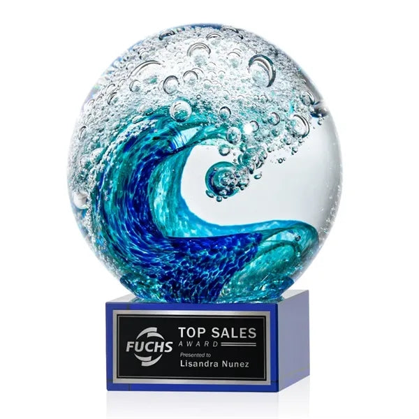 Surfside Award on Hancock Base - Blue