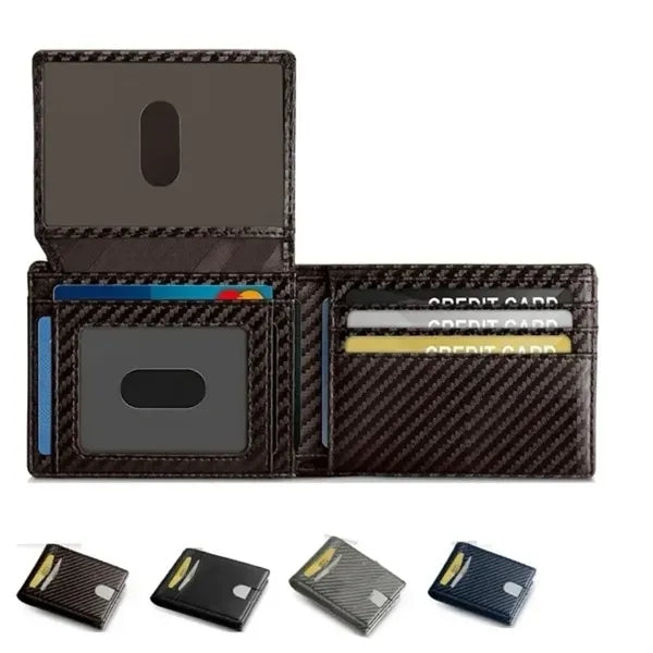 Carbon Fiber Leather Wallet