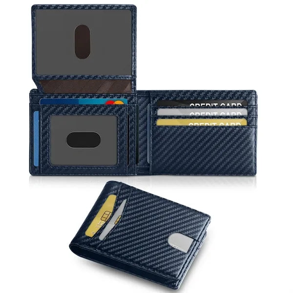 Carbon Fiber Leather Wallet