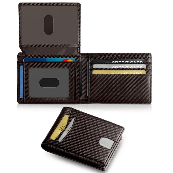 Carbon Fiber Leather Wallet