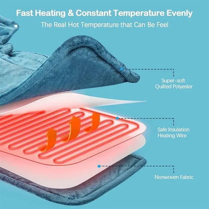 Birthday gifts heated wrap neck shoulders back heating pad