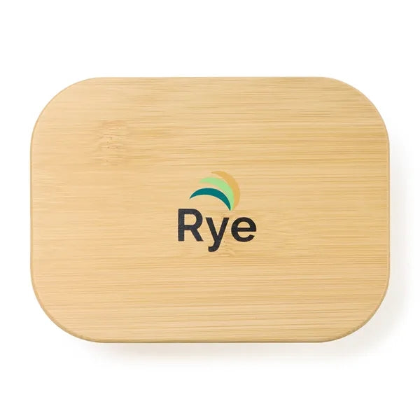 2 Cup Bamboo Storage Container