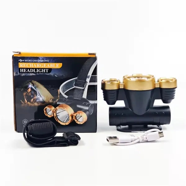 3 LED Lighting Headlamp