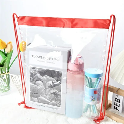 Plastic Waterproof Transparent Storage Shoe Bag Backpack