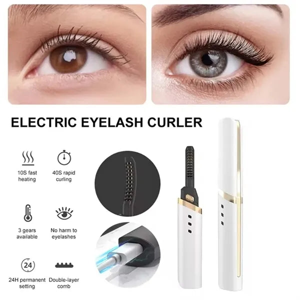 Natural Curl Long-lasting shaping heated eyelash curler