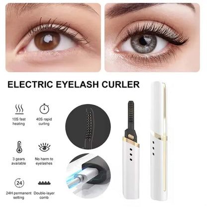 Natural Curl Long-lasting shaping heated eyelash curler
