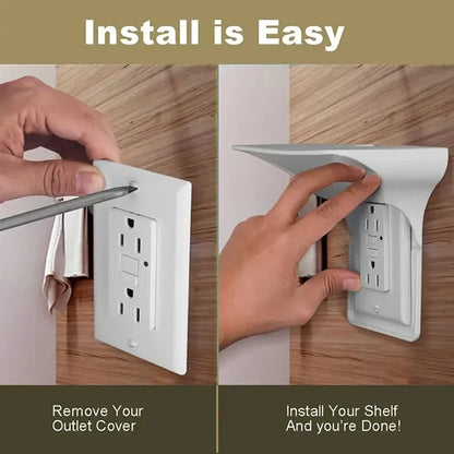 Outlet Shelf Wall Holder