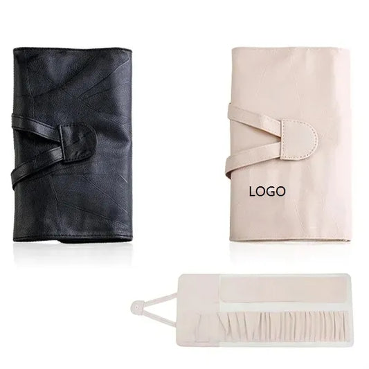Pu Magnetic Closure Makeup Brush Organizer