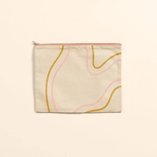 DOLLFACE POUCH - NATURAL CANVAS
