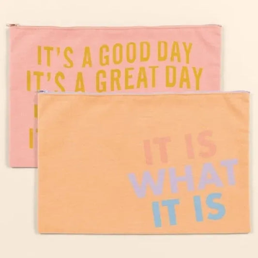 DOTTIE POUCH - COLORED CANVAS
