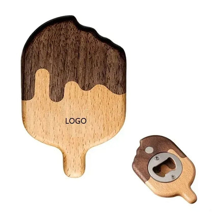 Fridge Magnet Bottle Opener Wooden