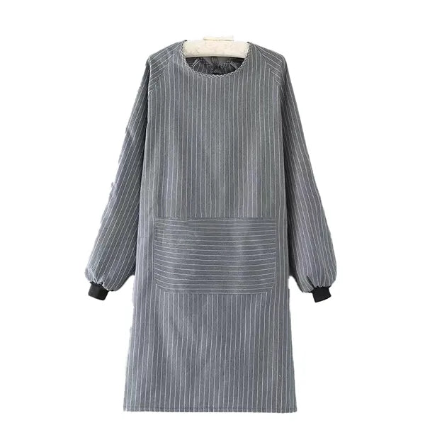 Long Sleeve Breathable Apron All-Size Fit Tool Pocket