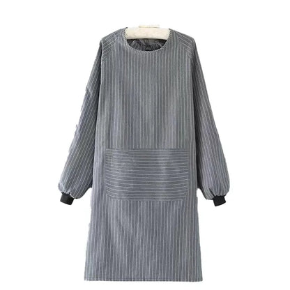 Long Sleeve Breathable Apron All-Size Fit Tool Pocket