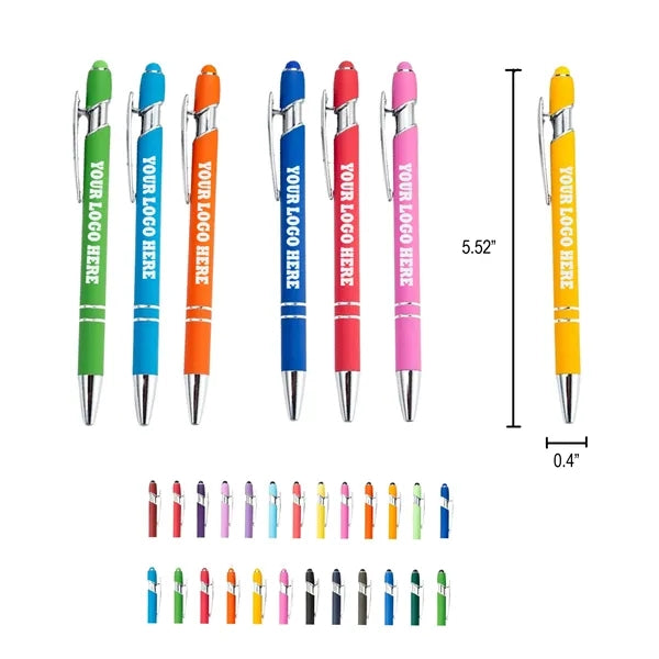 2 in1 Stylus Tip Screen Ballpoint Pen MOQ100