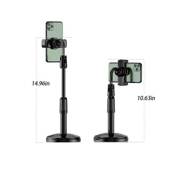Desk video recording universal adjustable tablet phone stand
