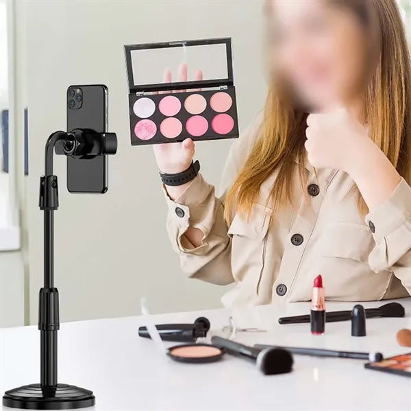 Desk video recording universal adjustable tablet phone stand
