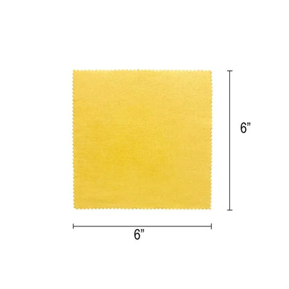 6"x6" Microfiber Glasses Screen Suede Cleaning Cloth MOQ200
