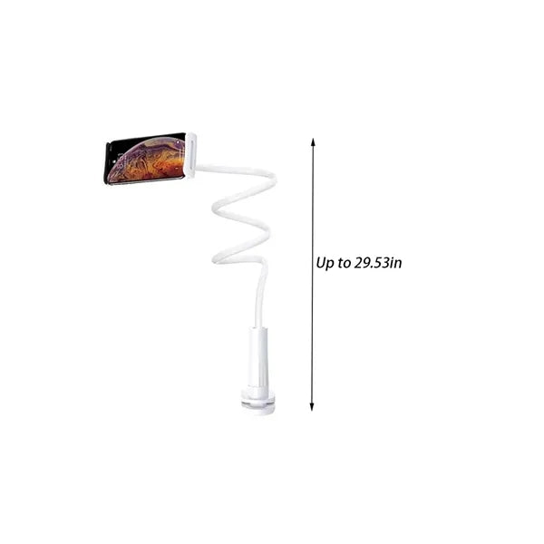 Desk bedframe adjustable stand mount gooseneck phone holder