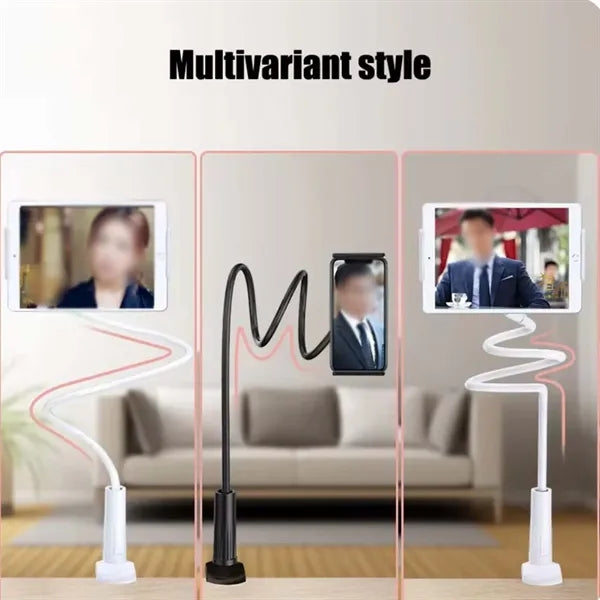 Desk bedframe adjustable stand mount gooseneck phone holder