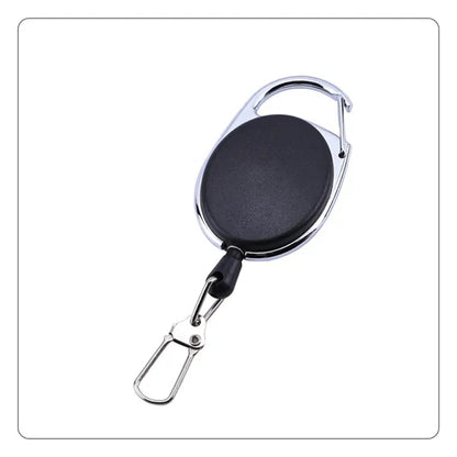 Retractable Badge Reel with Keychain
