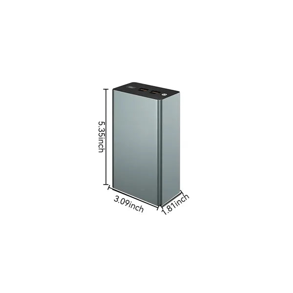 40000mah Aluminium Alloy 100W Fast Charger Laptop Power Bank