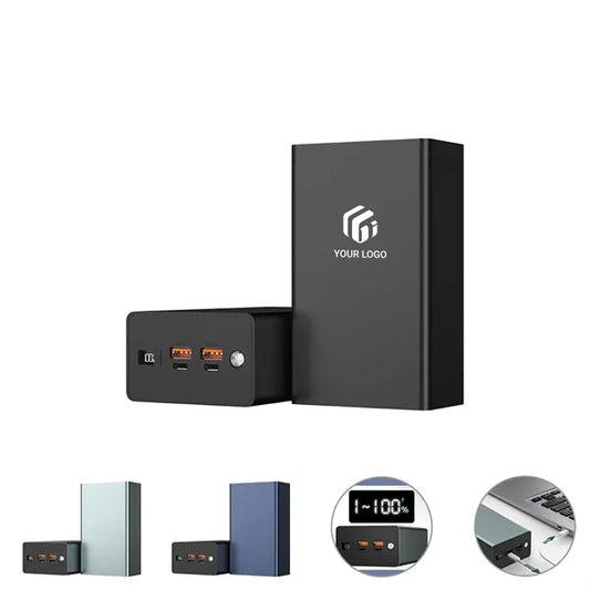 40000mah Aluminium Alloy 100W Fast Charger Laptop Power Bank