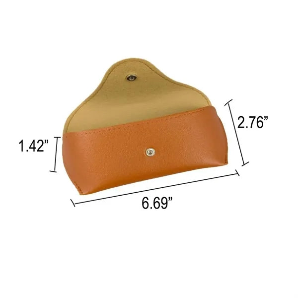 PU Leather Portable Durable Soft Slim Glasses Case/Bag MOQ50