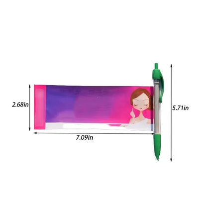 Retractable School Office Gift Ballpoint Pullout Banner Pen