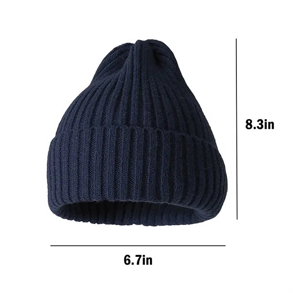 Warm Pointed Top Knitted Hat