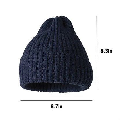 Warm Pointed Top Knitted Hat