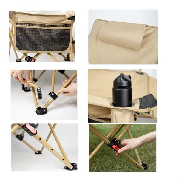 Folding Chair Outdoor Leisure Camping Lunch Break Beach