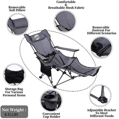 Folding Chair Outdoor Leisure Camping Lunch Break Beach