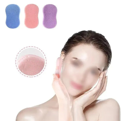 Soft portable mini silicone makeup remover cleaning brush