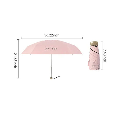 Compact Portable Mini UV&Rain Protection Foldable Umbrella